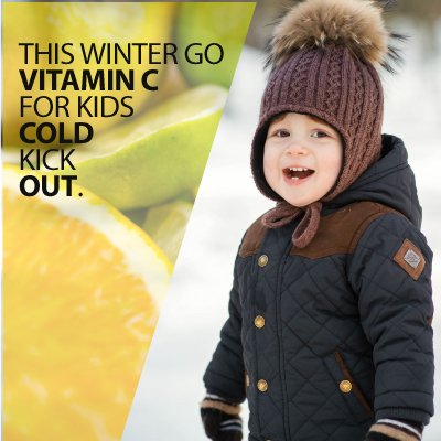 This Winter Go Vitamin C For Kids Cold Kick Out